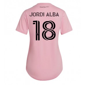 Inter Miami Jordi Alba #18 Hjemmebanetrøje Dame 2023-24 Kort ærmer